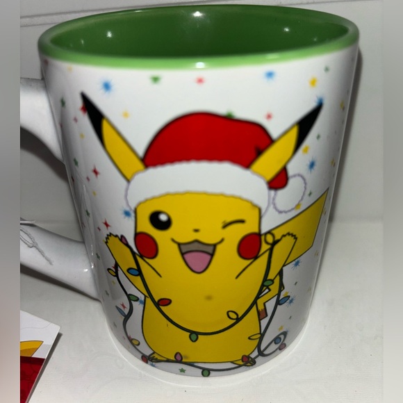 Pokemon Christmas Pikachu 14 oz Mug Holiday Gifts Novelties NWT - Picture 3 of 6